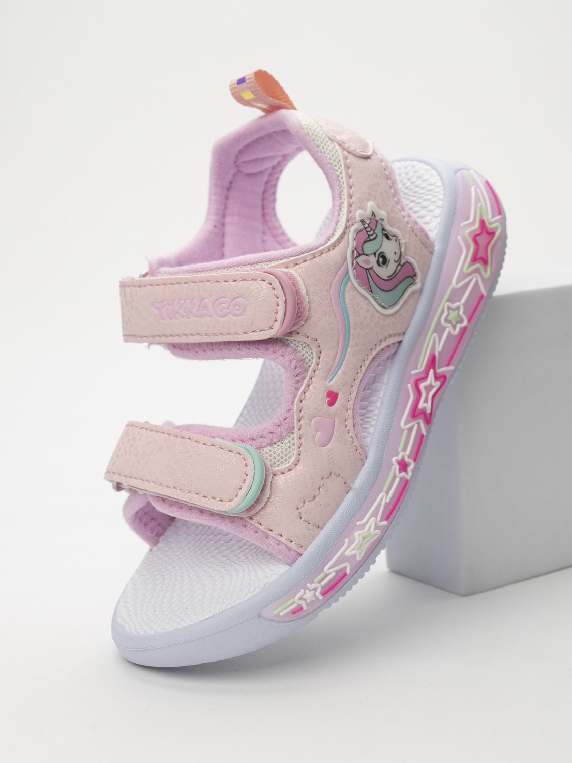 Сандалии TikkaGo 4E03_2578_pink-white - фото 3