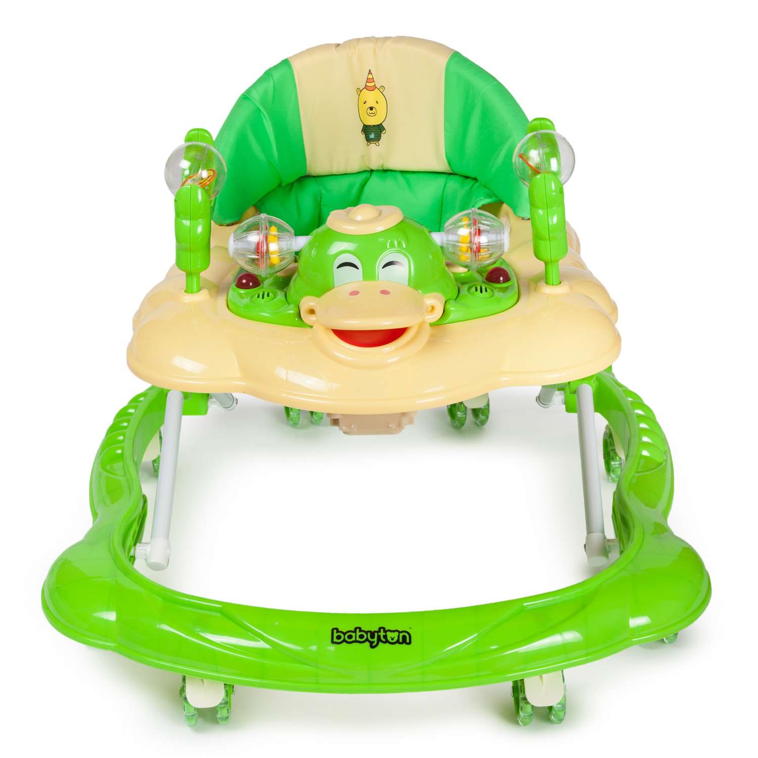 Ходунки Babyton QUACK цв. GREEN+BEIGE - фото 2