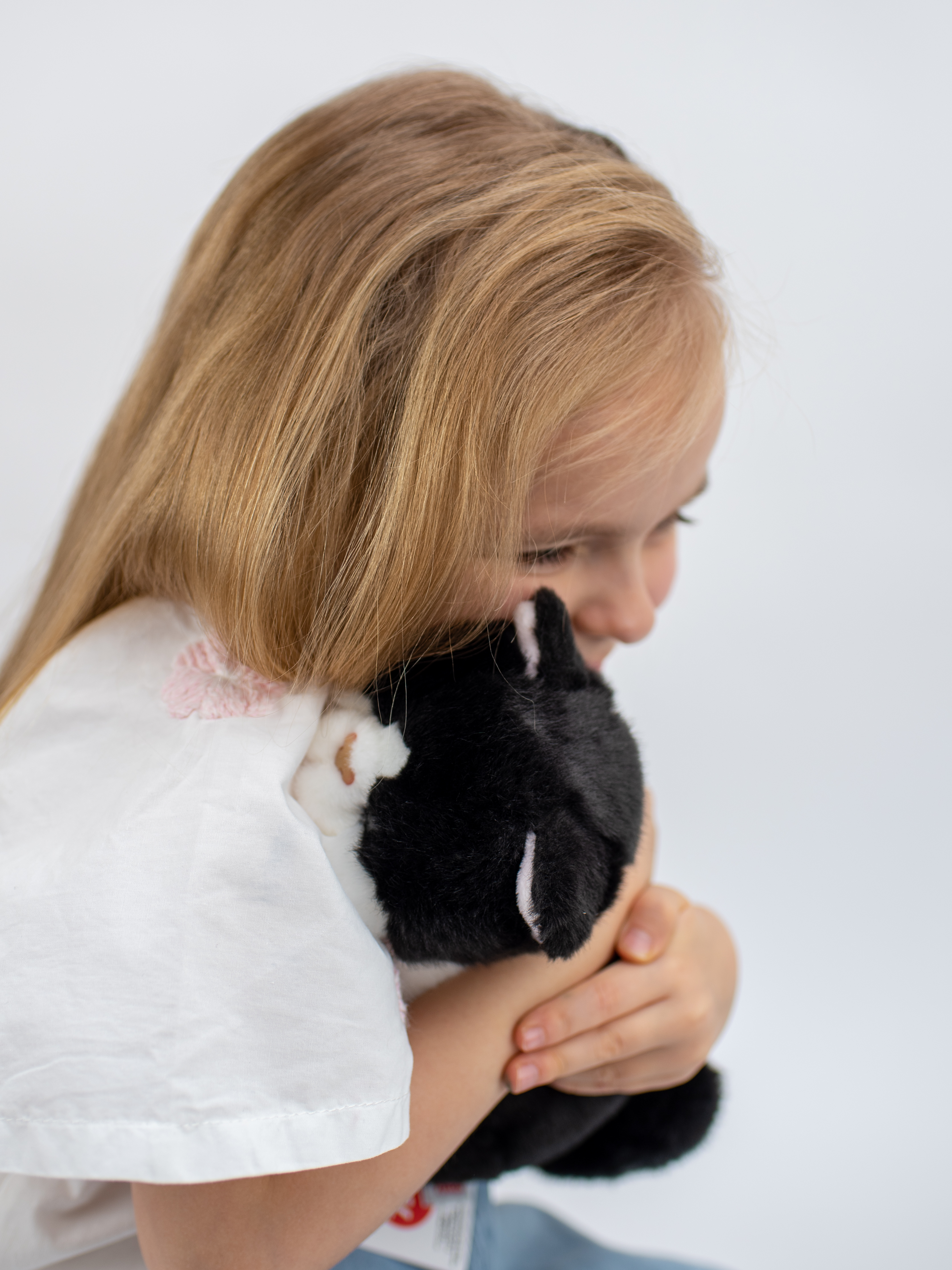 Мягкая игрушка Trudi Котёнок Брэд черно-белый - фото 2