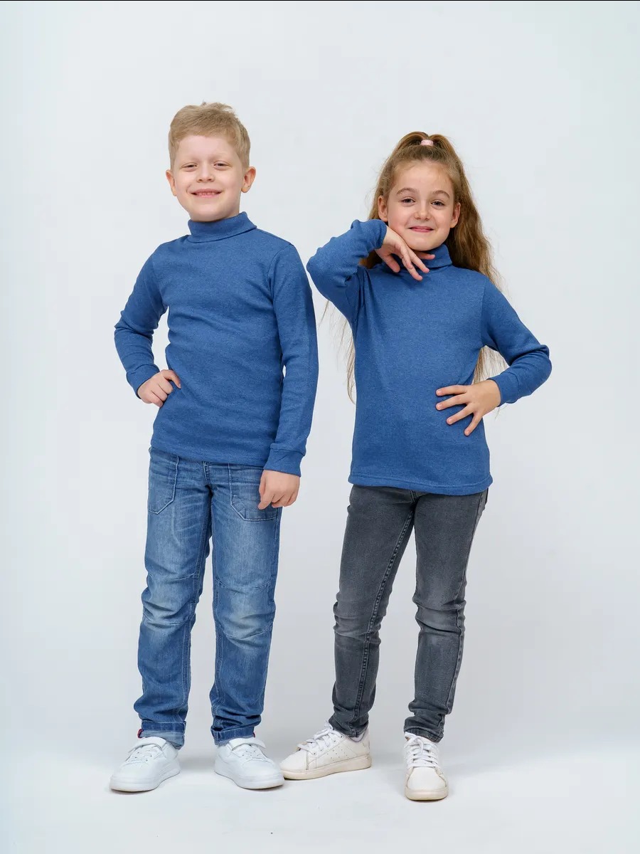 Водолазка TOTEMFOX 231КН2(2)F/индиго меланж - фото 16