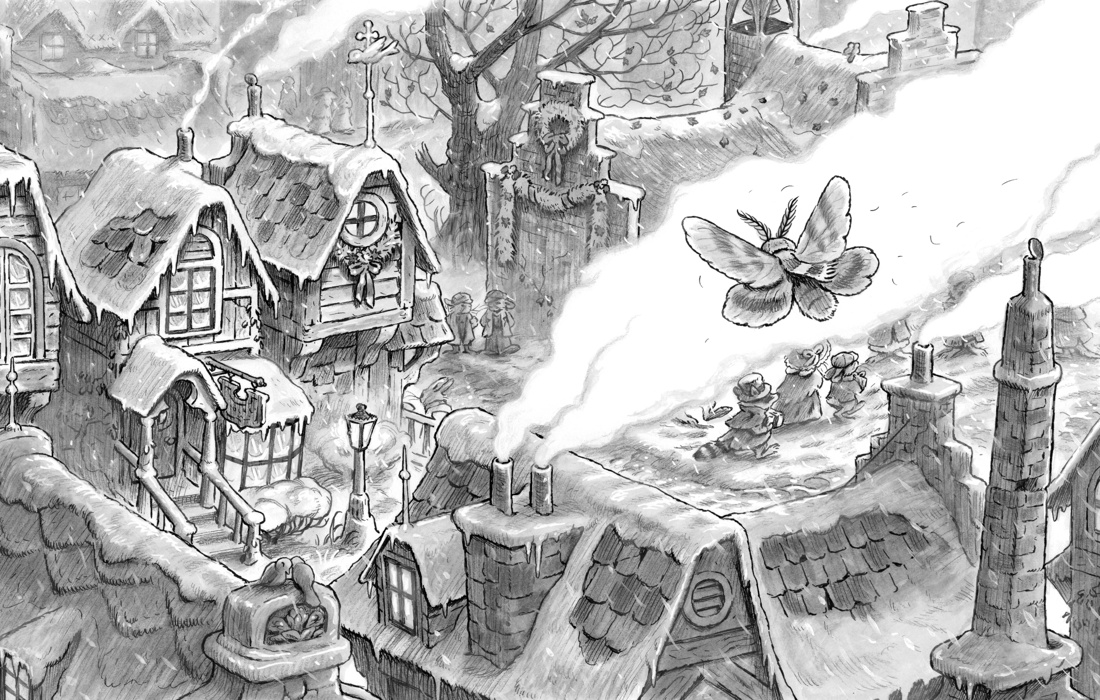 Книга Махаон Рождественская песнь Кроличьи истории Сатфин Д. - фото 6