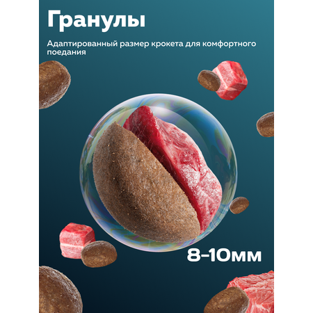 Корм сухой Зоогурман Holistic Телятина с Зелёным горошком 1,5 кг