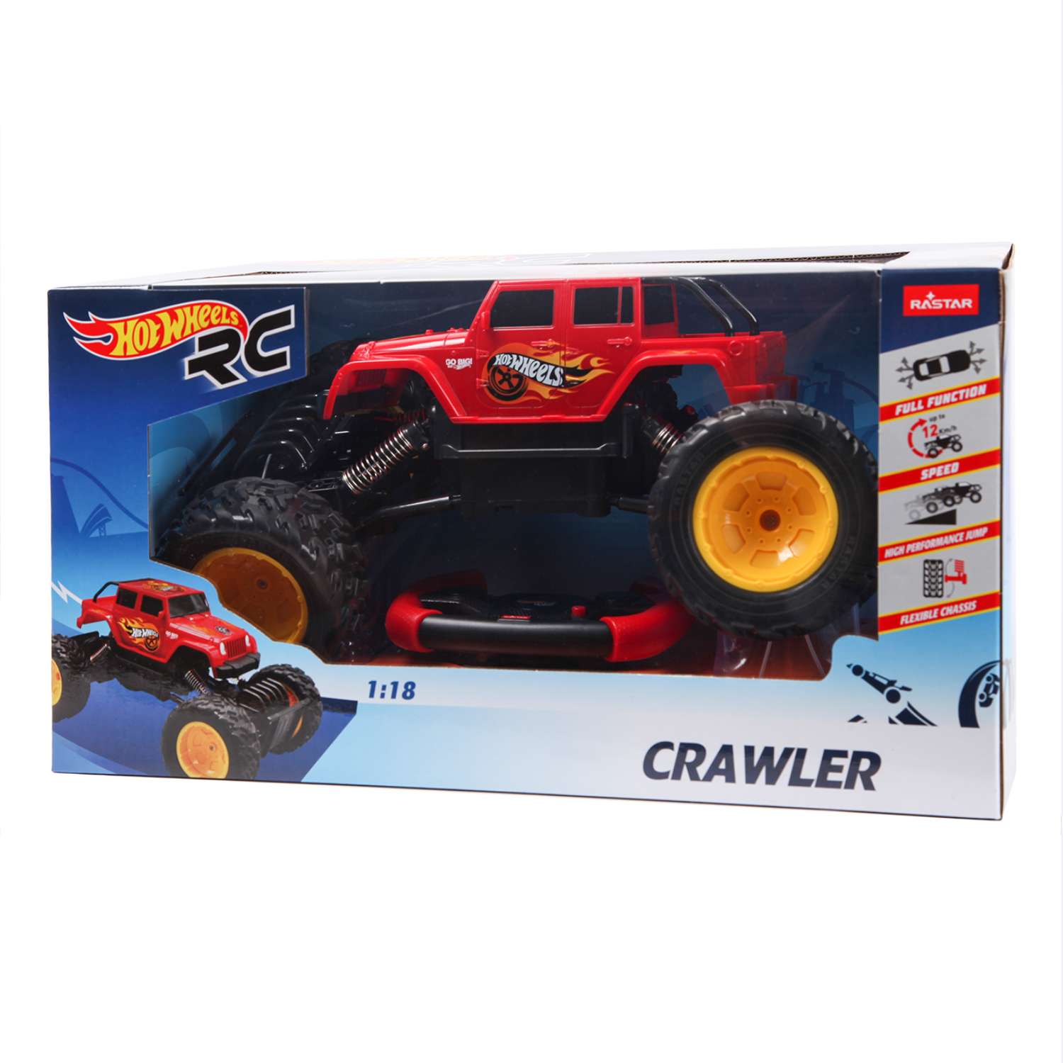 Автомобиль РУ Hot Wheels 1:18 - фото 2