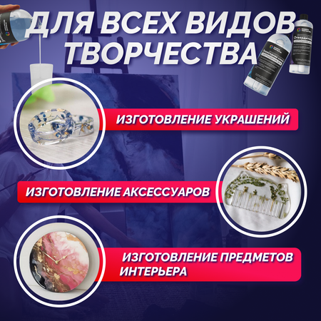 Набор для творчества Планета творчества эпоксидная смола