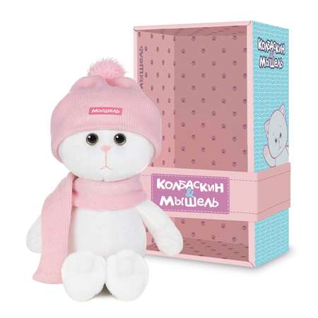Игрушка мягкая Колбаскин и Мышель котик Колбаскин&Мышель 20 см
