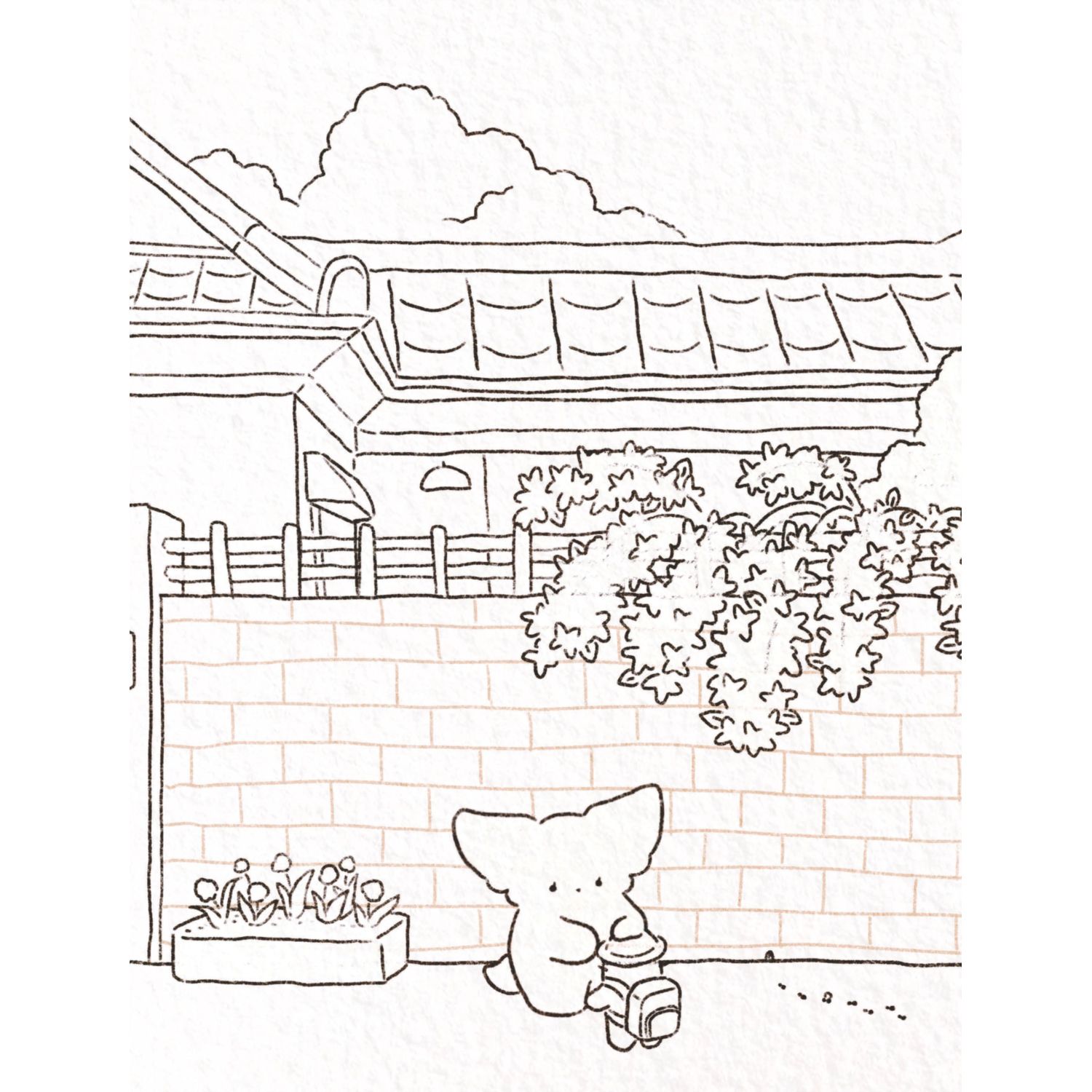 Книга Эксмо Лисенок Согыми и четыре сезона. Раскраска от популярной корейской художницы - фото 9