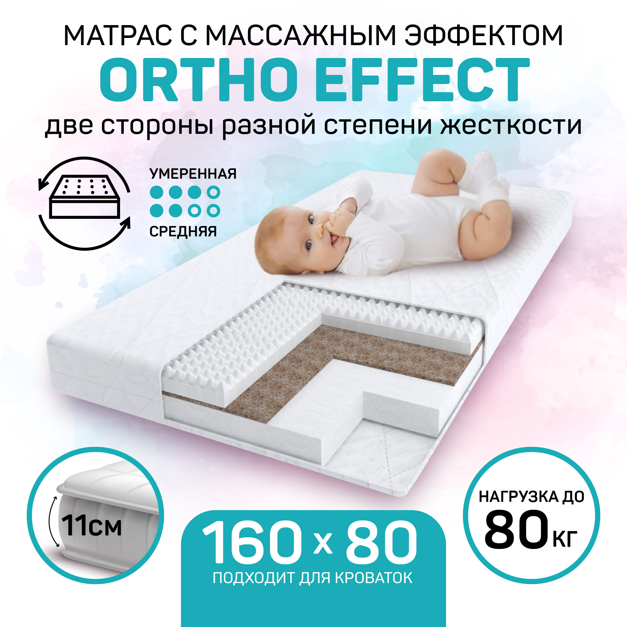 Матрас Amarobaby Ortho effect 160х80 - фото 2