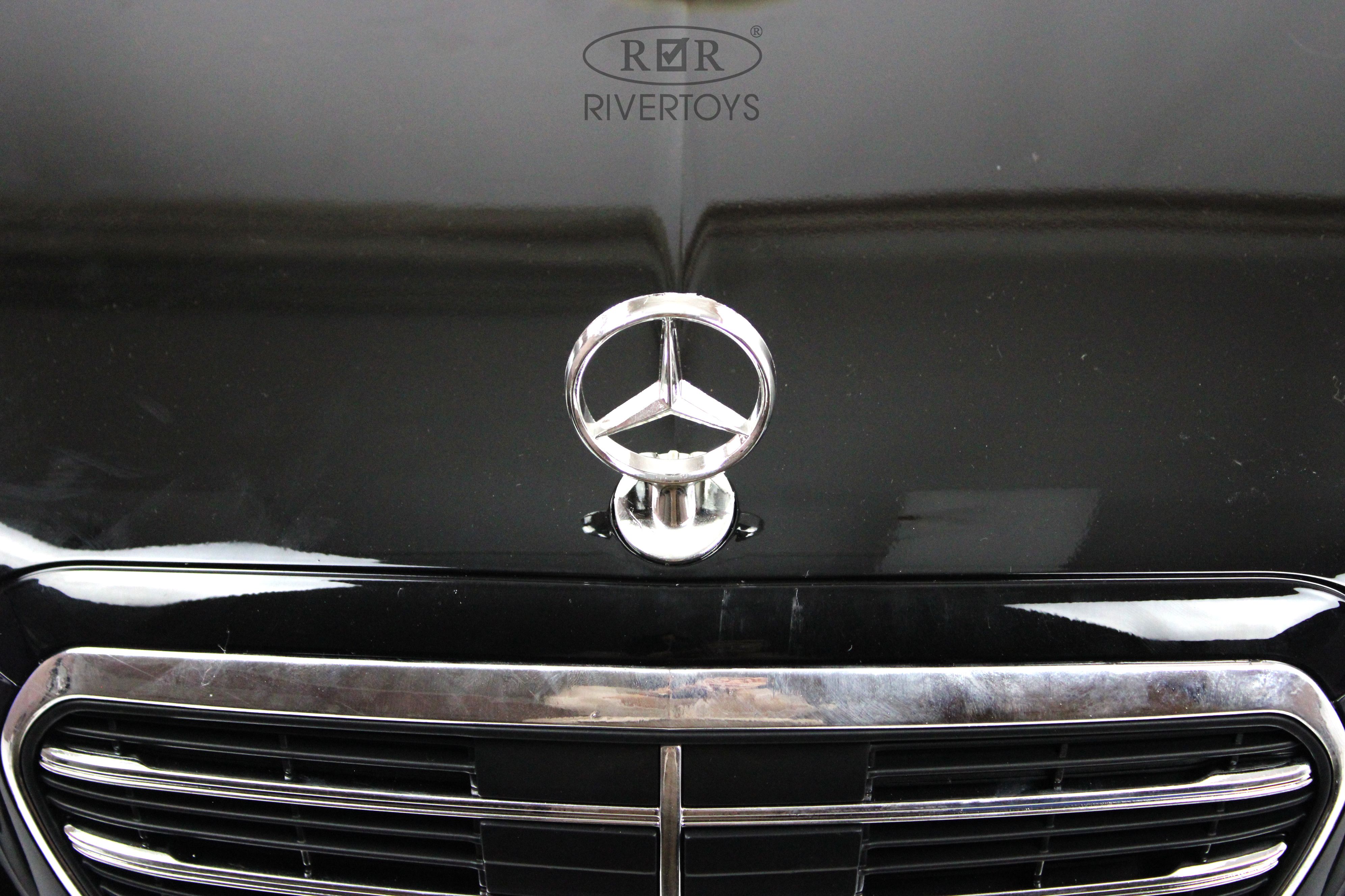 Электромобиль RIVERTOYS Mercedes М333БХ-BLACK-GLANEC С пультом ДУ - фото 21