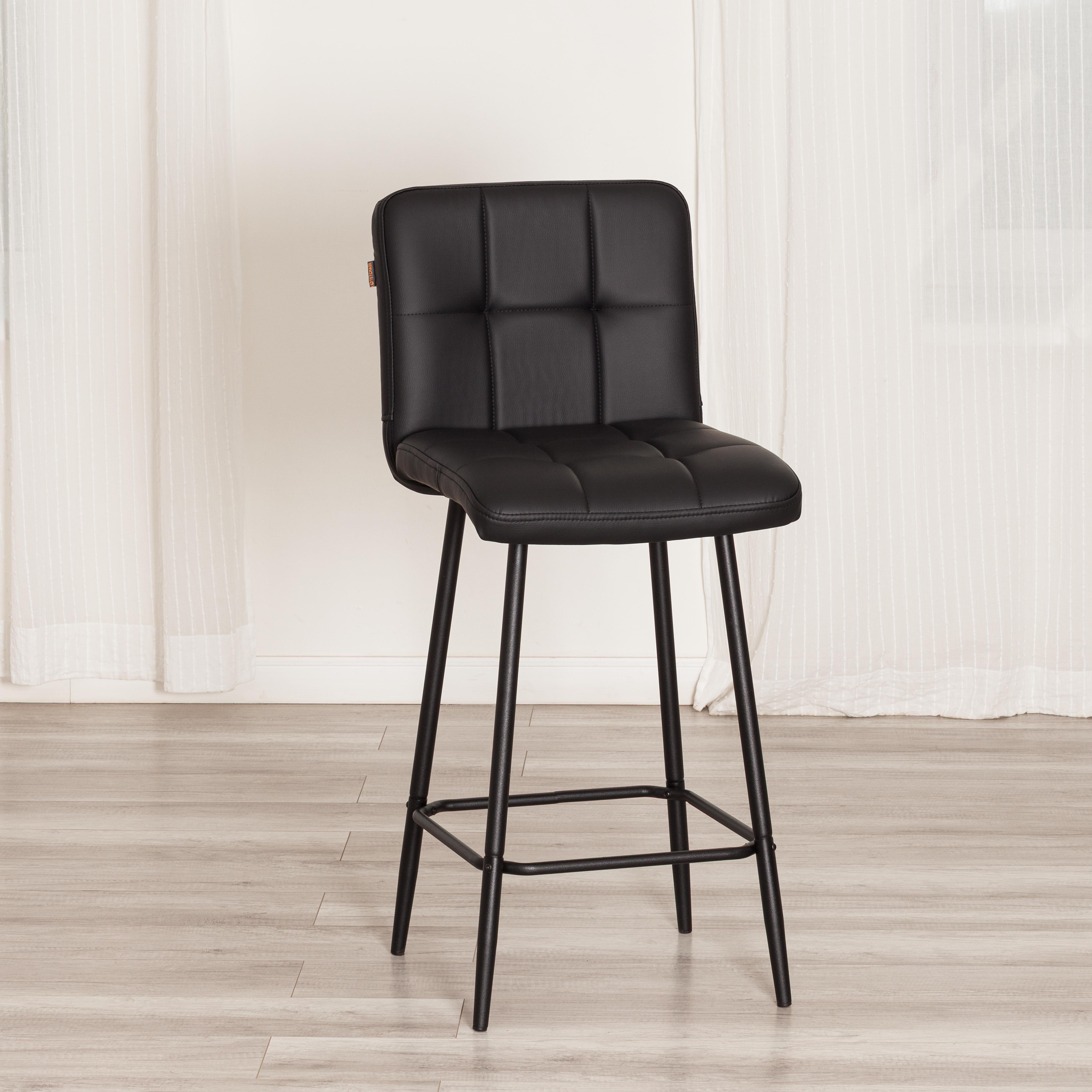Стул TETCHAIR Medeo экокожа черный - фото 1
