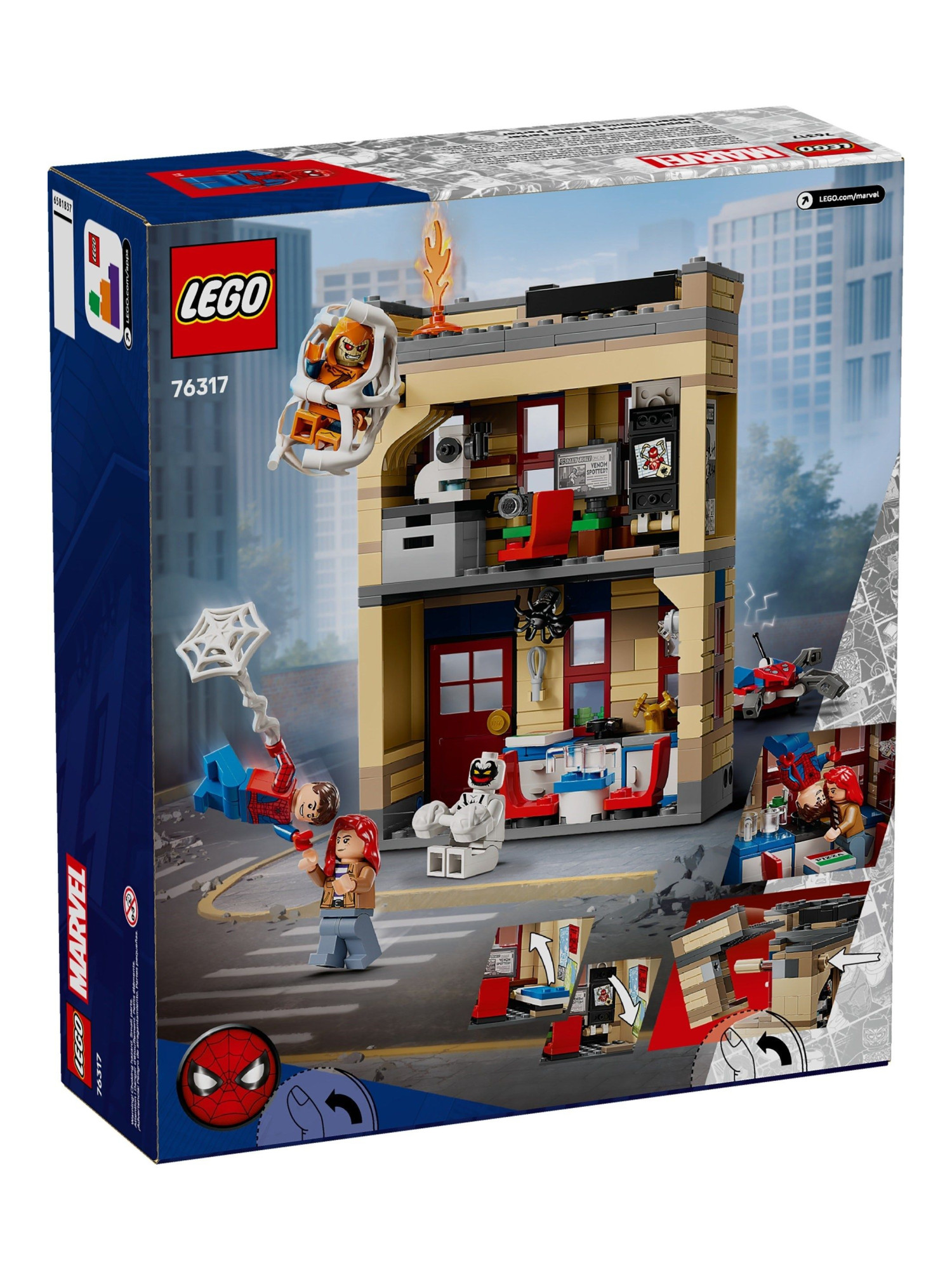 Конструктор LEGO Marvel Super Heroes Квартира Питера Паркера 394 дет. - фото 3