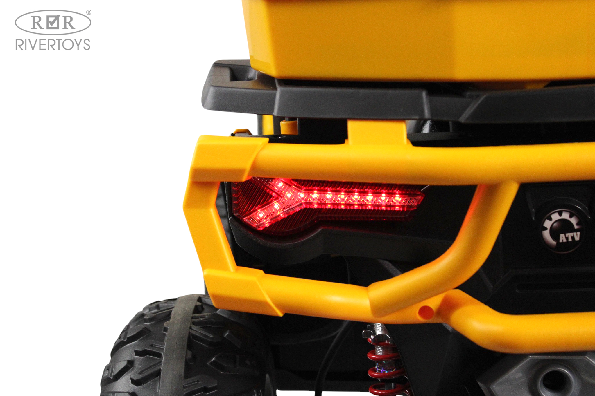 Электромобиль RIVERTOYS Z111ZZ-NEW-YELLOW С пультом ДУ - фото 5