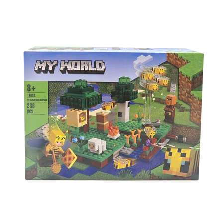 Конструктор MY WORLD Пчелиная ферма блочный