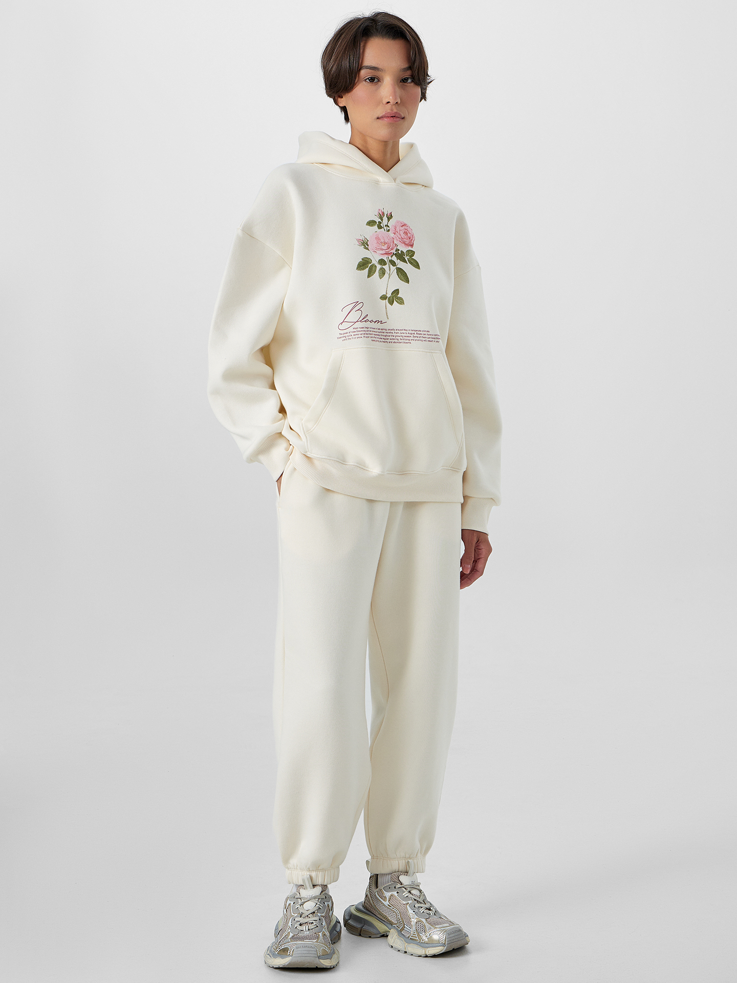 Худи Mark Formelle (Марк Формэль) 122775-1/молочный +печать1 - фото 3