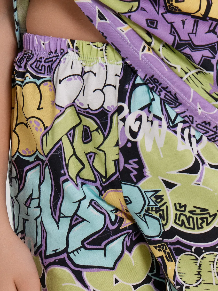 Пижама Mark Formelle (Марк Формэль) 563318/цветные граффити - фото 7