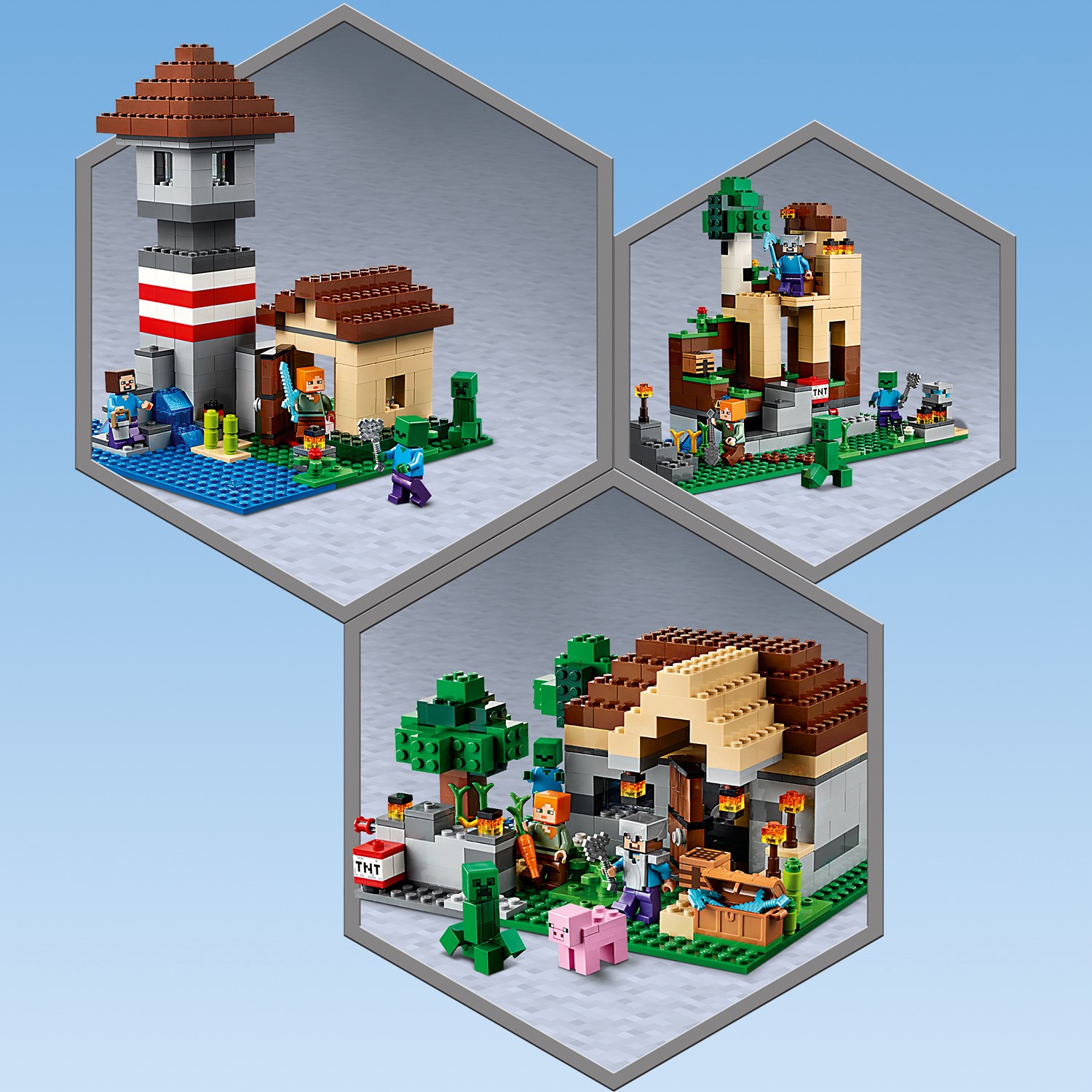 Конструктор LEGO Minecraft Набор для творчества - фото 9