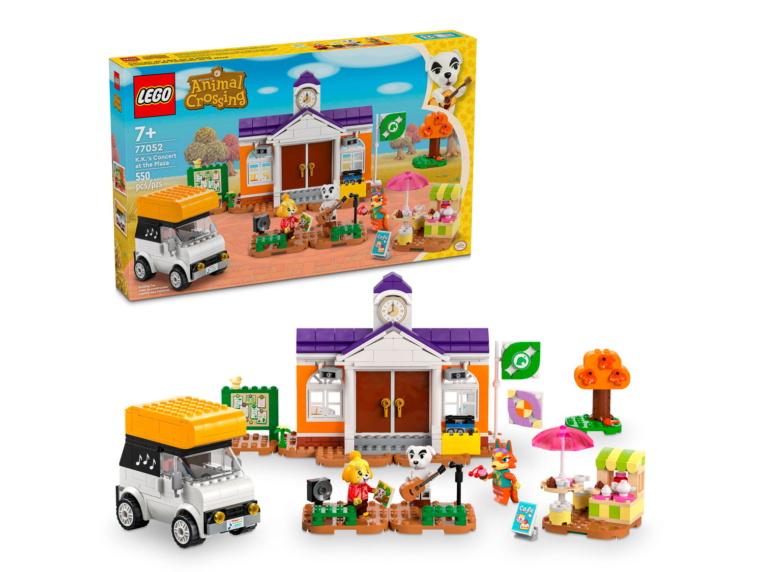 Конструктор LEGO Animal Crossing Концерт КК в Плазе 550 дет. - фото 2