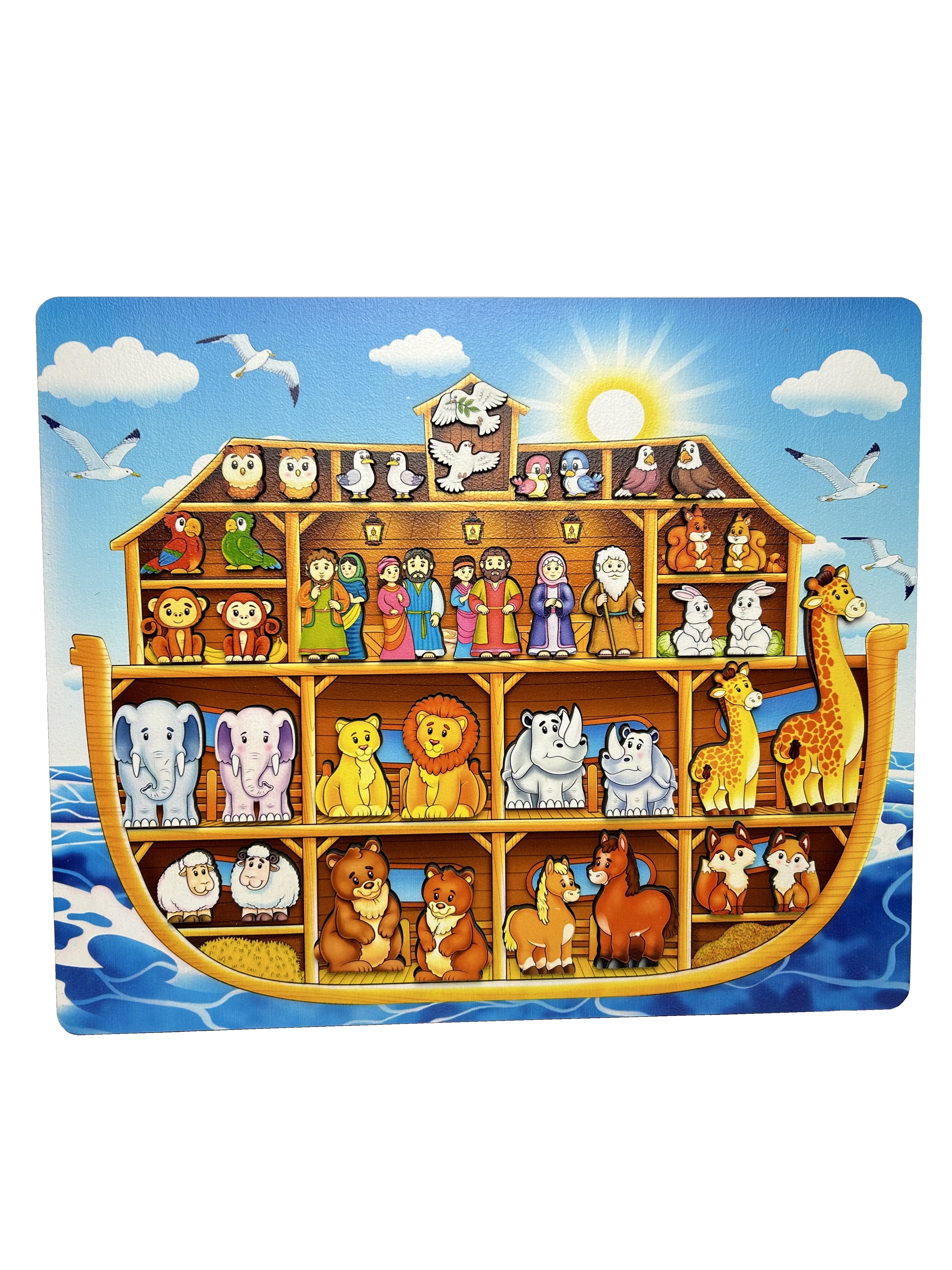 Игрушка Нескучные игры бизиборд Ноев ковчег - фото 2