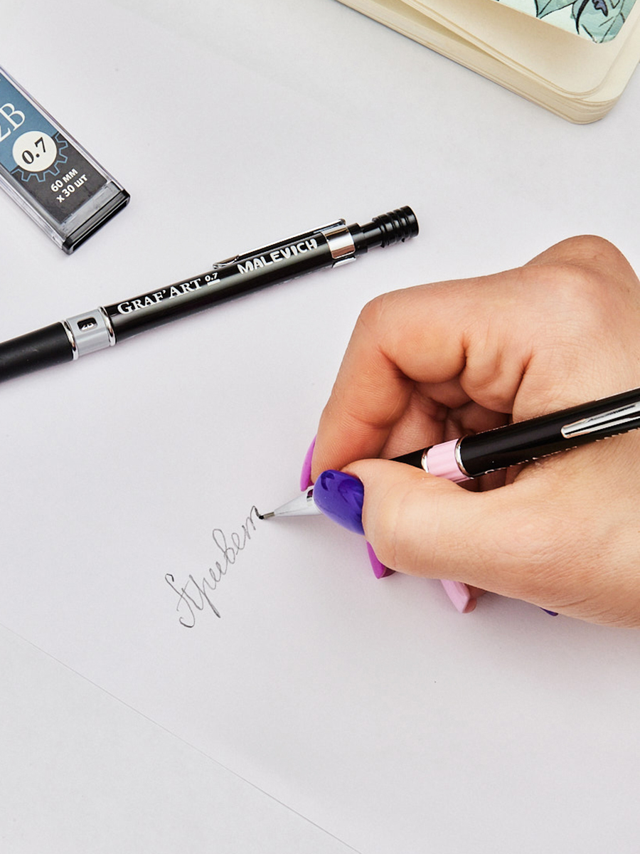 Карандаши чернографитные Малевичъ 3 шт. - фото 9