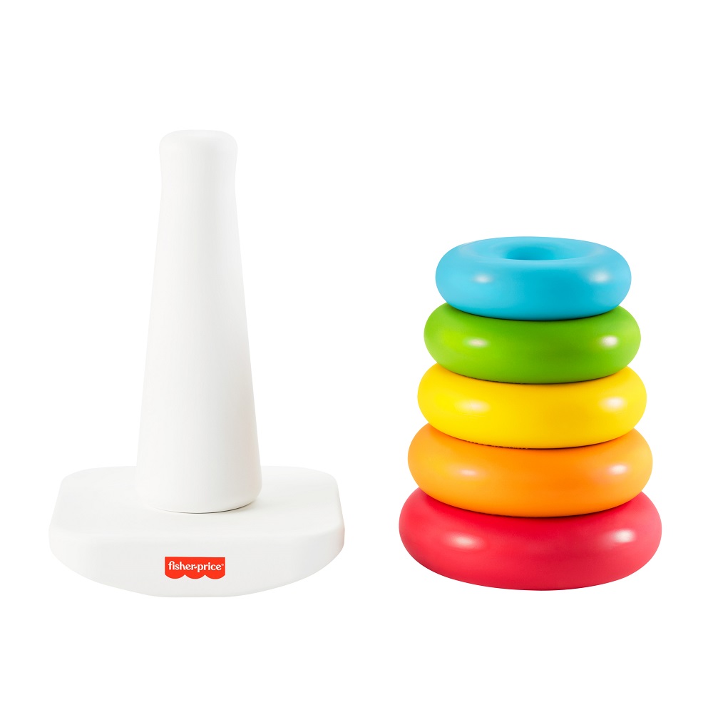 Игрушка Fisher Price пирамидка Складывай и толкай - фото 6