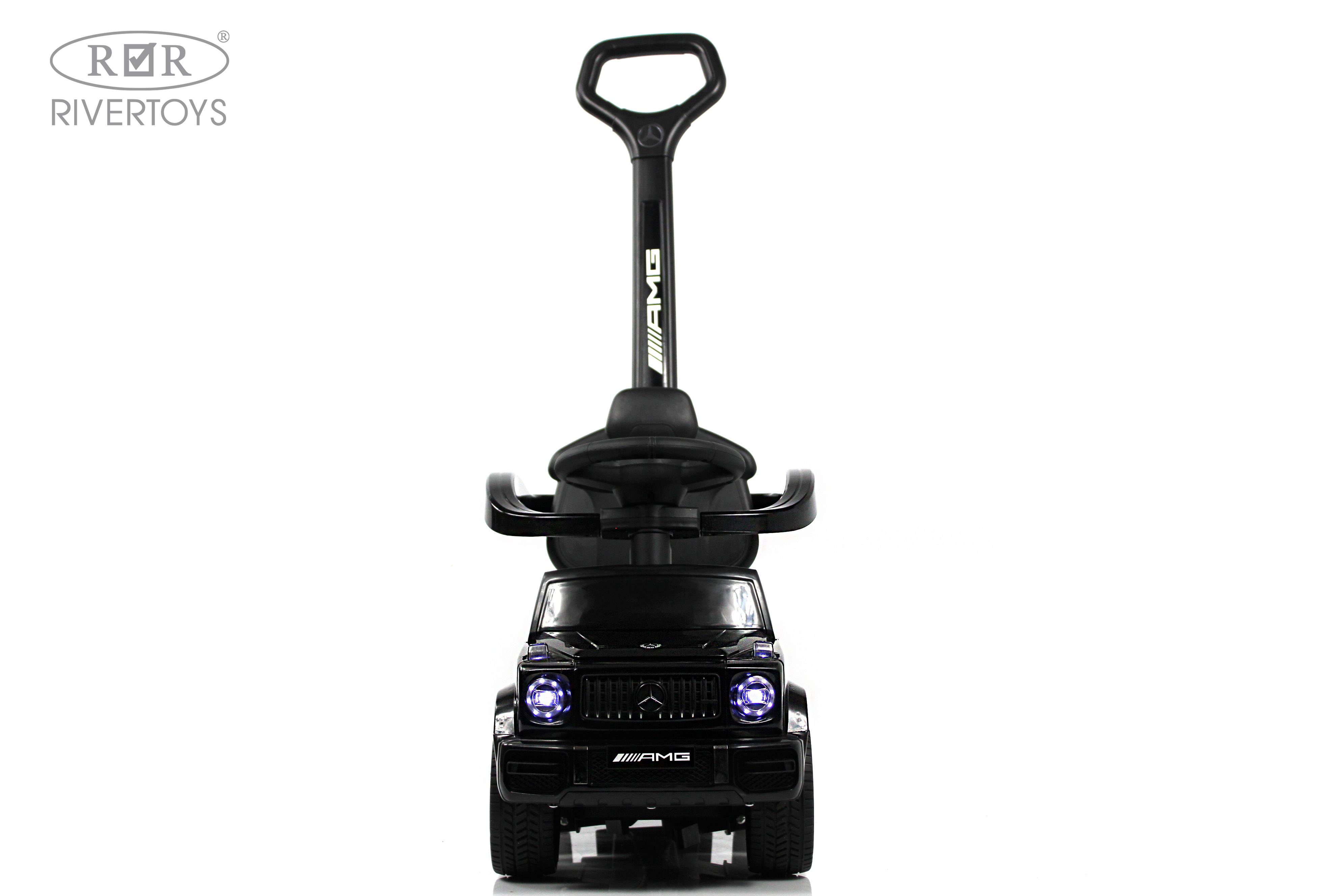 Каталка RIVERTOYS Mercedes-BenzG63 Black Diamond черный - фото 5