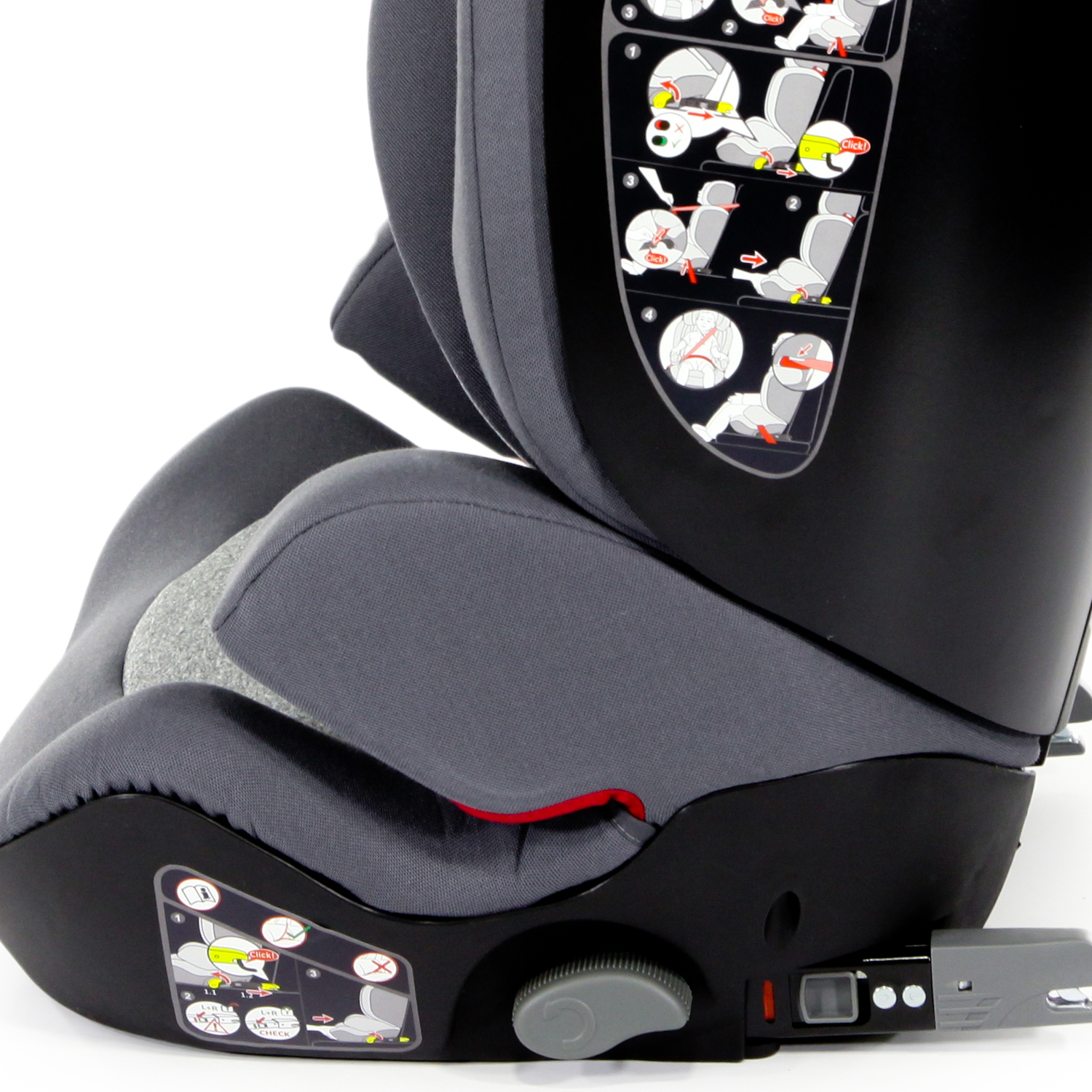 Автокресло Olsson Aurora Fix Grey Isofix 2/3 (15-36 кг) - фото 22