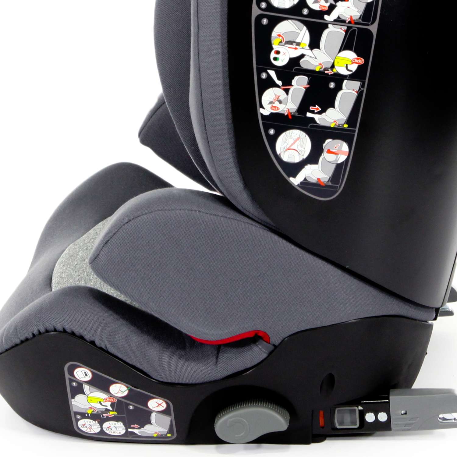 Автокресло Olsson Aurora Fix Grey Isofix 2/3 (15-36 кг) - фото 22