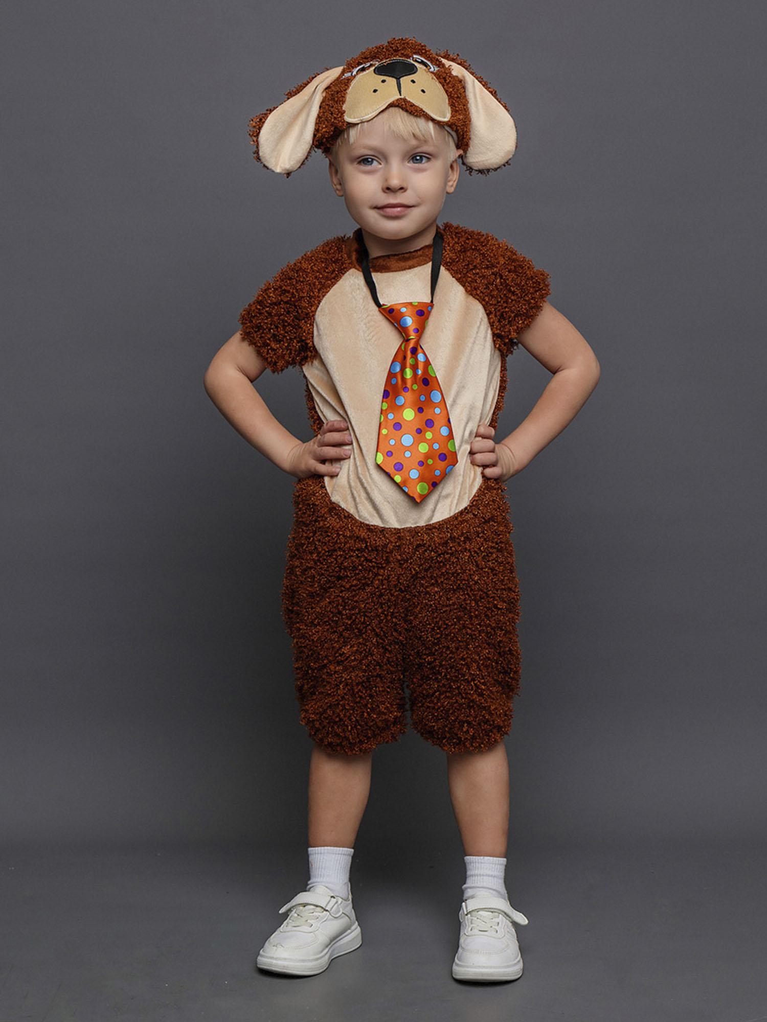 Изображение товара Карнавальный костюм Песик Дружок для малышей 104 см - мягкий плюш, Россия