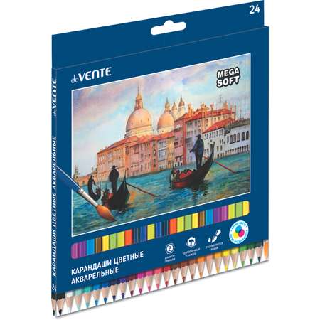 Карандаши акварельные deVENTE 24 шт.