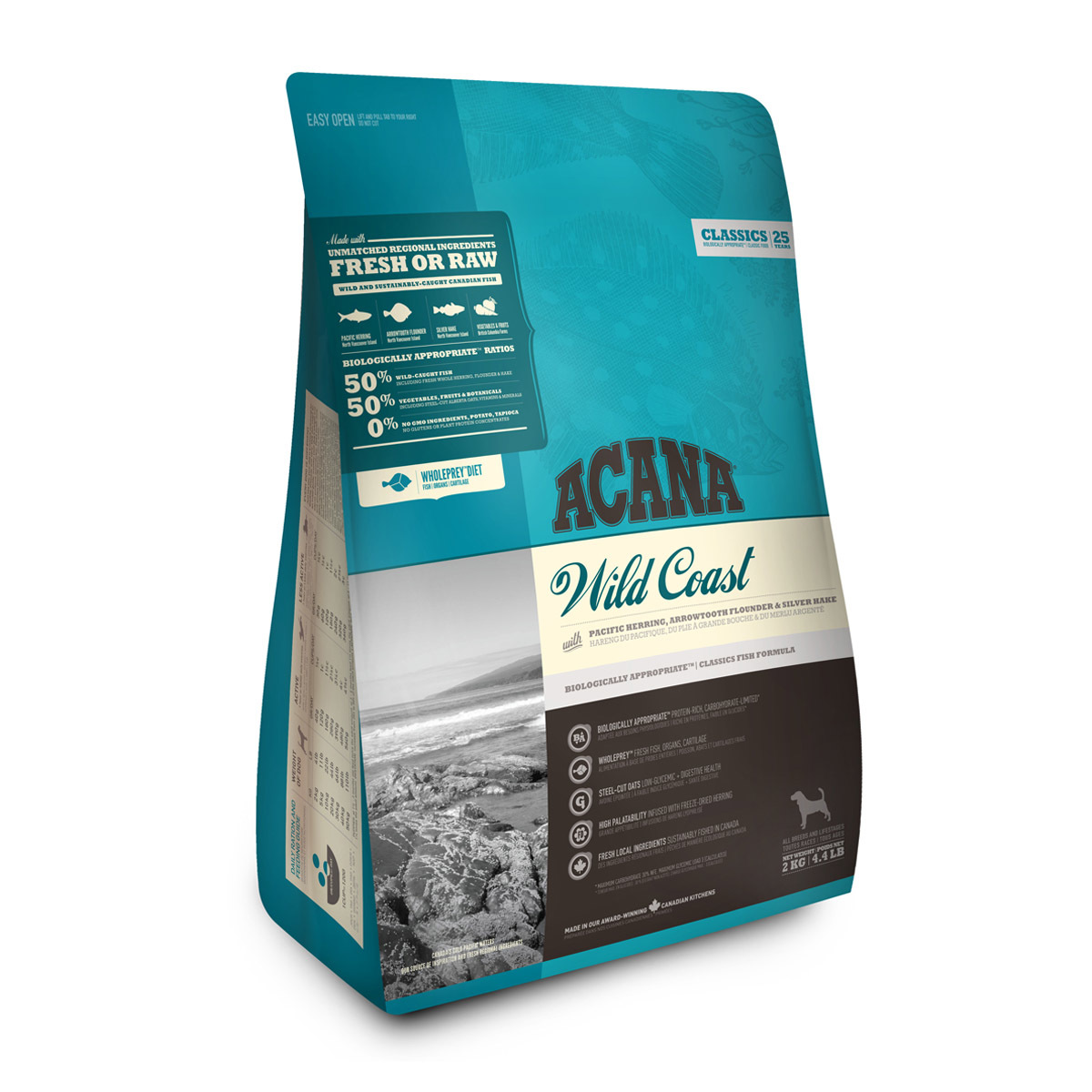 Корм для собак ACANA 2кг Classics Wild Coast рыба - фото 1