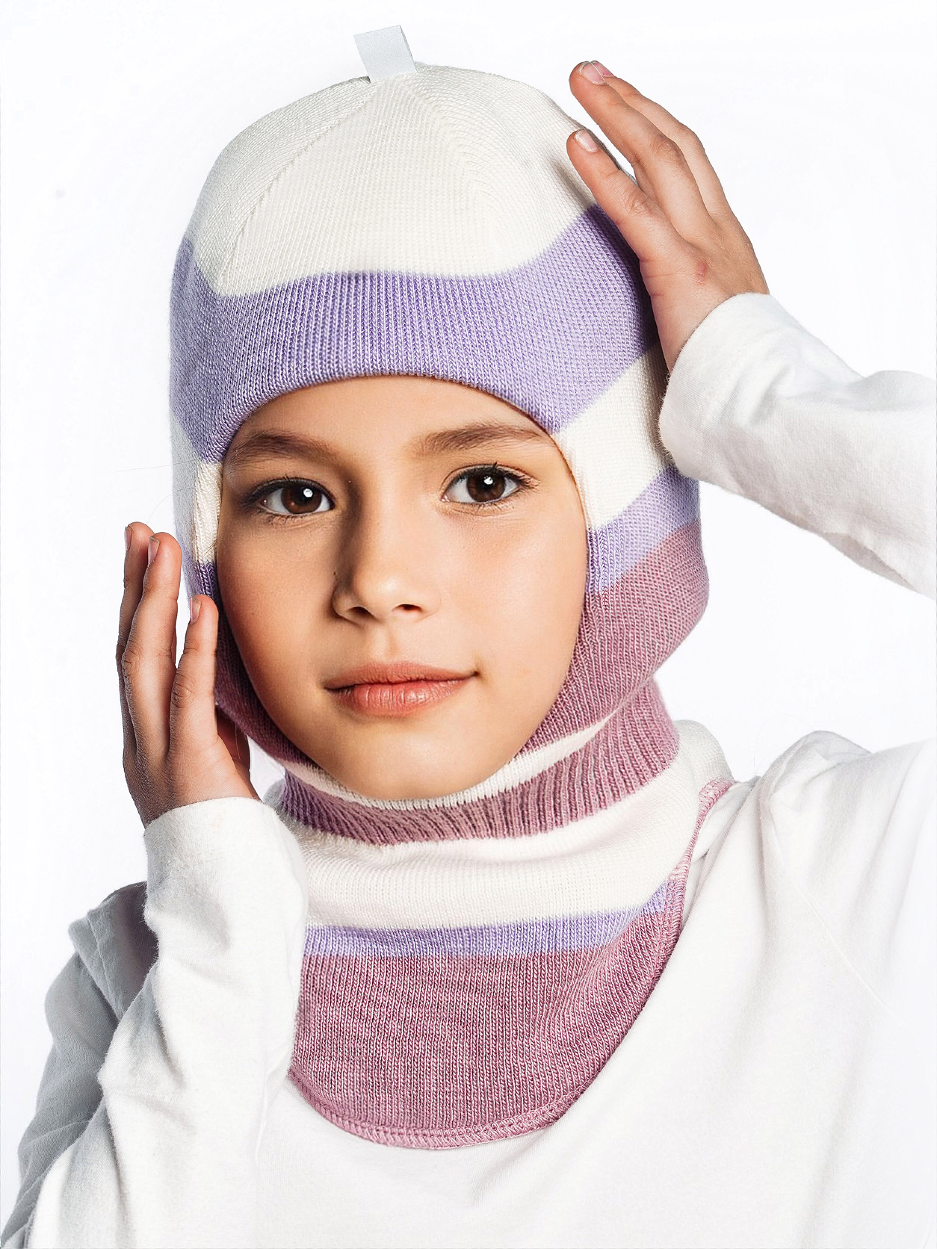 Шапка ПриКиндер U-W_232205 Цвет: Сиреневый - фото 10