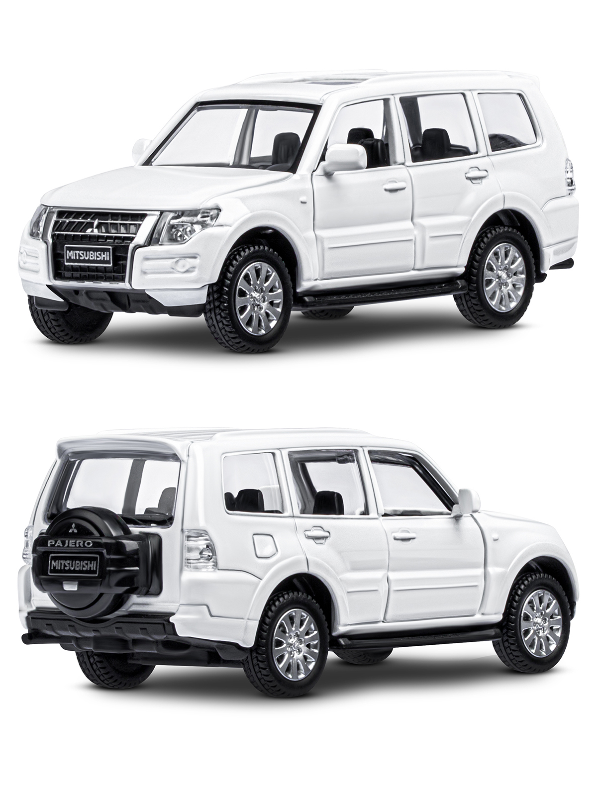 Внедорожник АВТОпанорама Mitsubishi Pajero 4WD Turbo 1:43 JB1251430 - фото 6