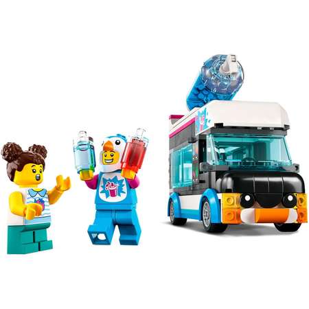 Конструктор LEGO City Фургон для шейков Пингвин блочный