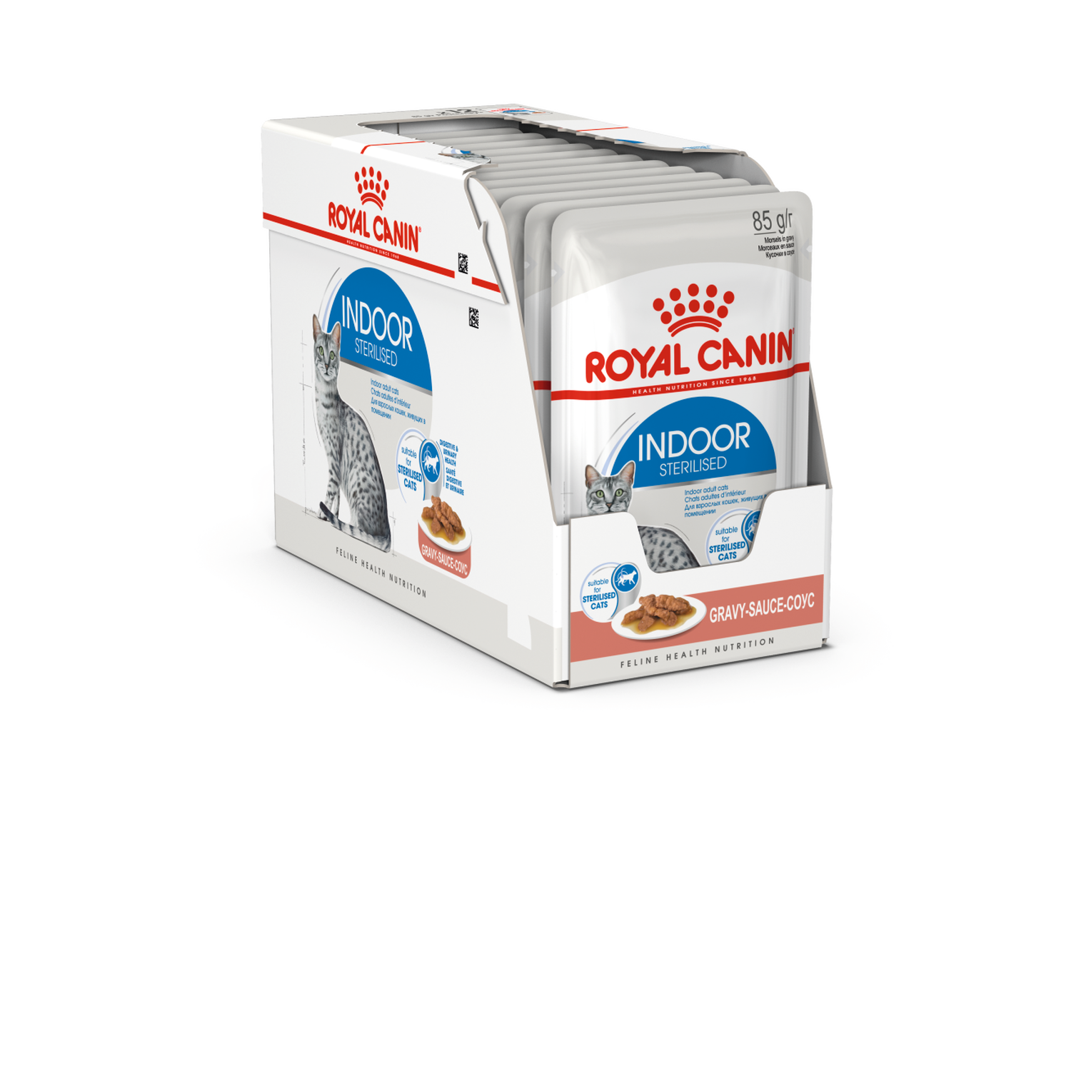 Корм для кошек ROYAL CANIN Indoor Sterilised соус 85г - фото 4