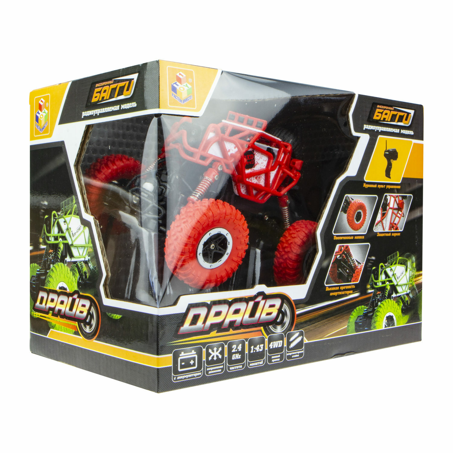 Внедорожник РУ 1TOY 1:43 - фото 4