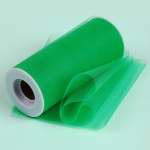 Фатин в шпульках TBY средней жесткости ширина 150 мм уп.22.86м ярко-зеленый