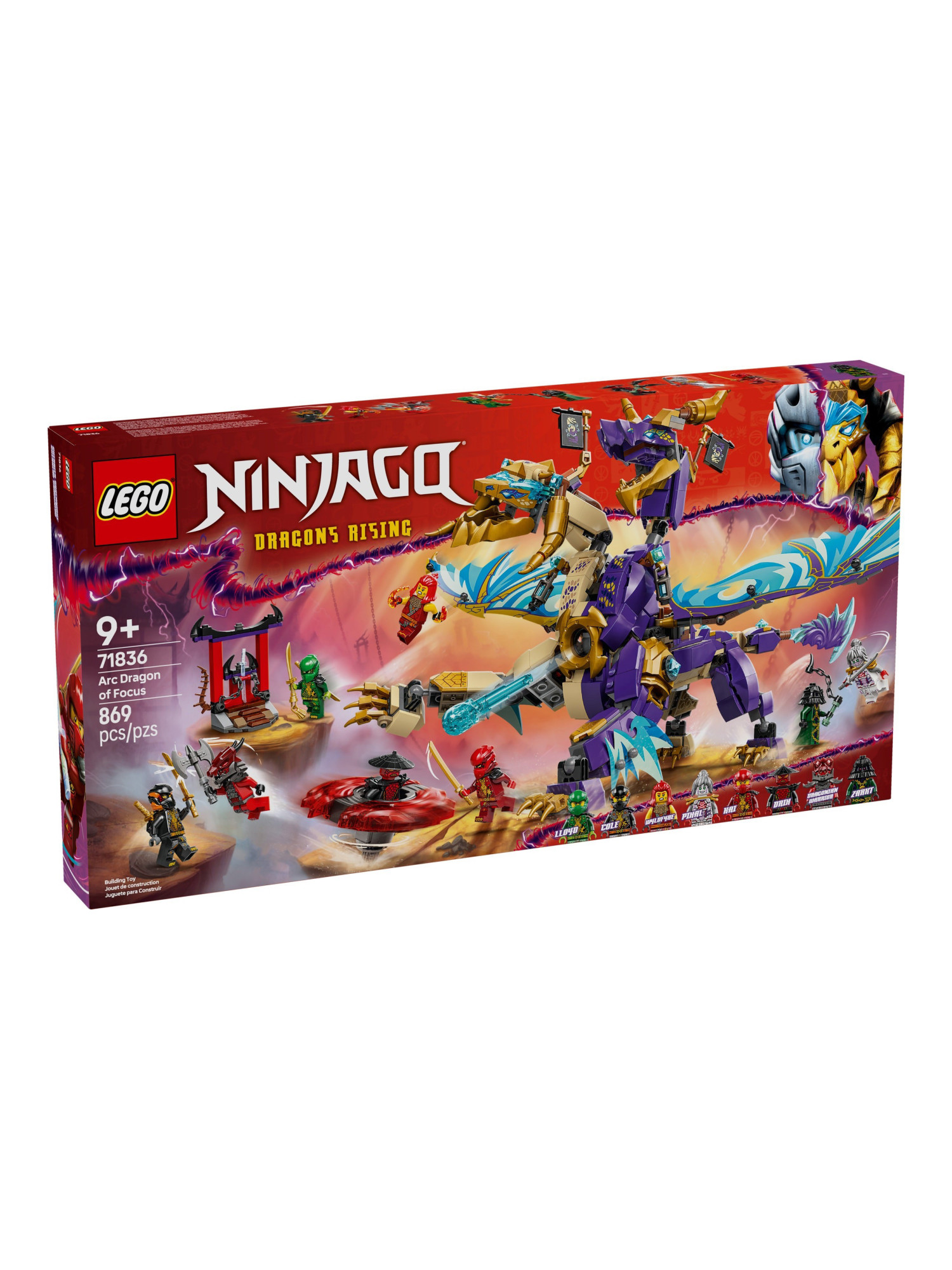 Конструктор LEGO NINJAGO Архидракон Фокуса 869 дет. - фото 1