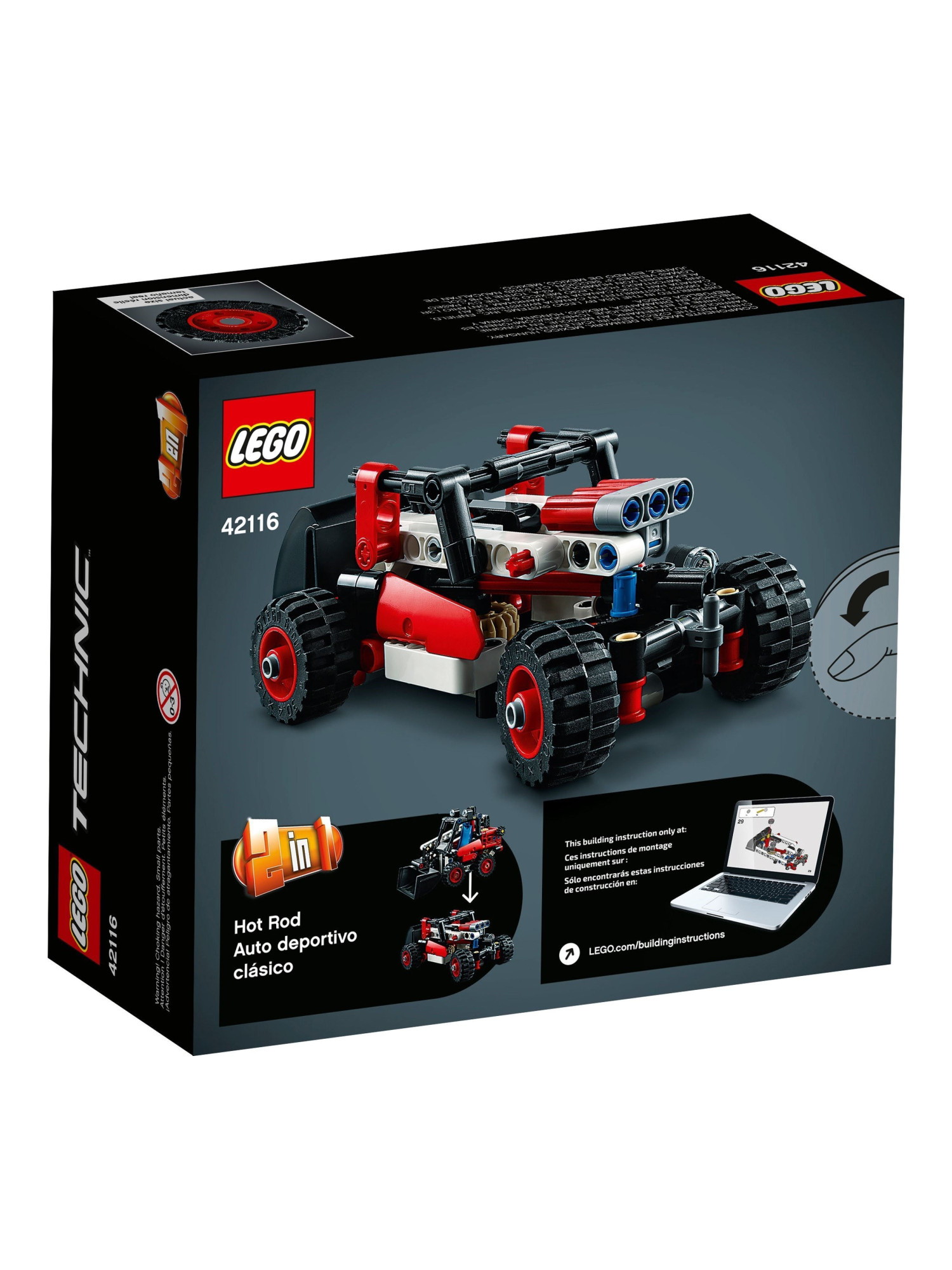 Конструктор LEGO Technic Фронтальный погрузчик 140 дет. - фото 4