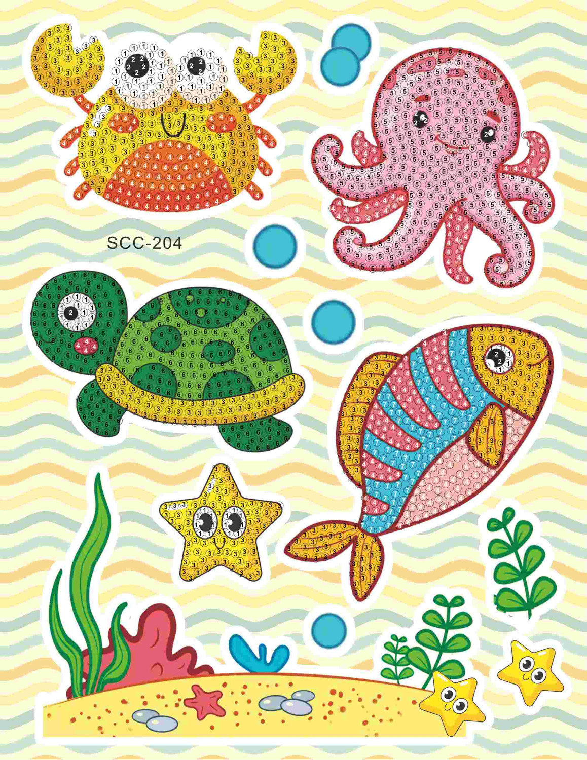 Алмазная мозаика Attivio Морской мир - фото 1