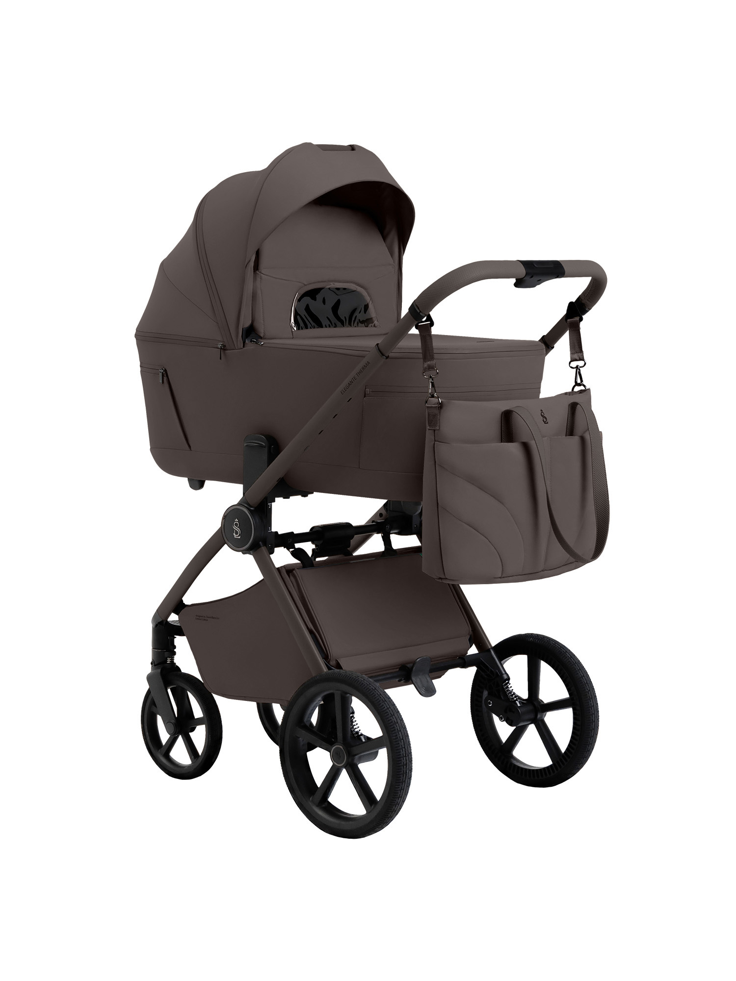 Коляска 2в1 Sweet Baby Elegante Therma Colore 2.0 коричневый - фото 1