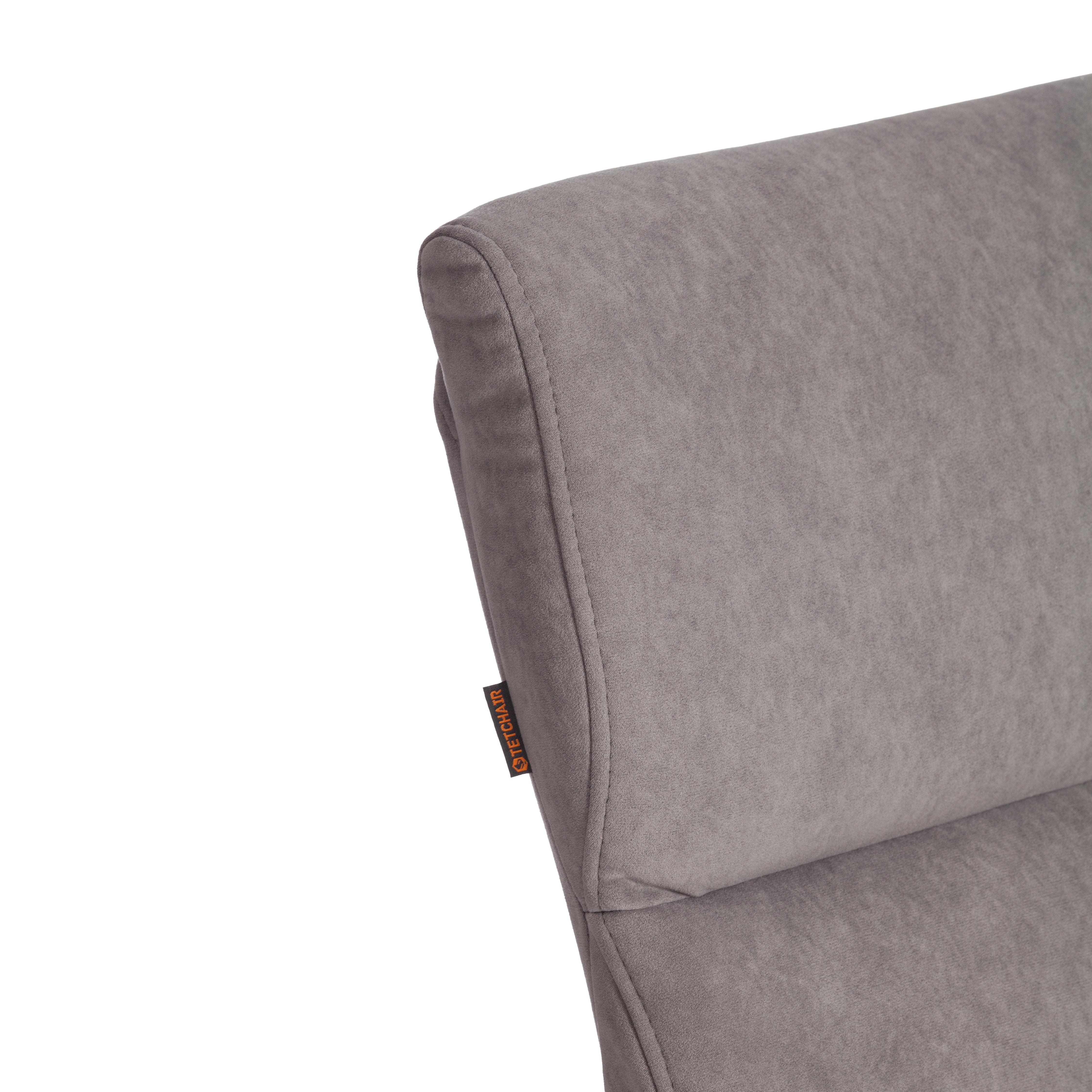 Компьютерное кресло TETCHAIR флок серый - фото 16