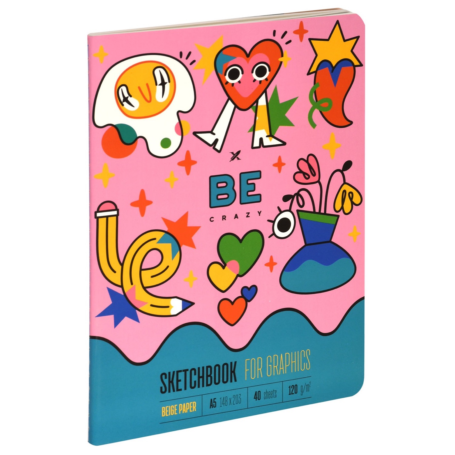 Скетчбук Lorex Stitch Gradient touch soft touch А5 40л LXSBSA5-GT в ассортименте - фото 17