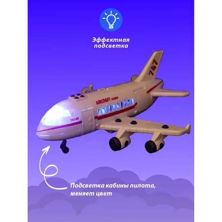 Самолет Veld Co конструктор белый