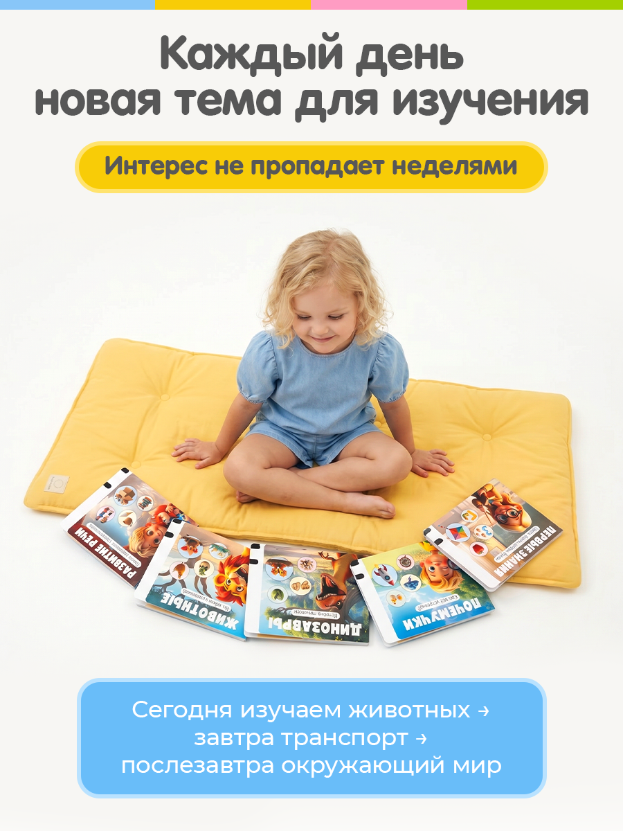 Говорящая Книга Нажималка BertToys 5 в 1 Хочу всё знать - фото 5