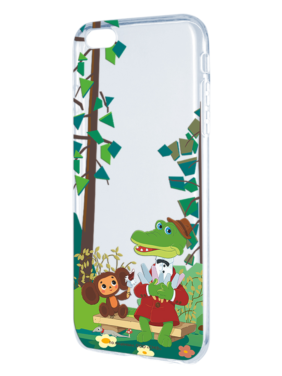 Силиконовый чехол Mcover для смартфона Apple iPhone 6 plus 6S plus Союзмультфильм Пятьсот эскимо - фото 1