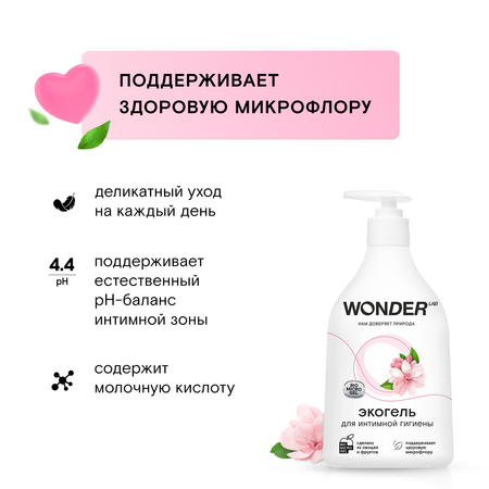 Гель для интимной гигиены WONDER Lab Набор 2 шт