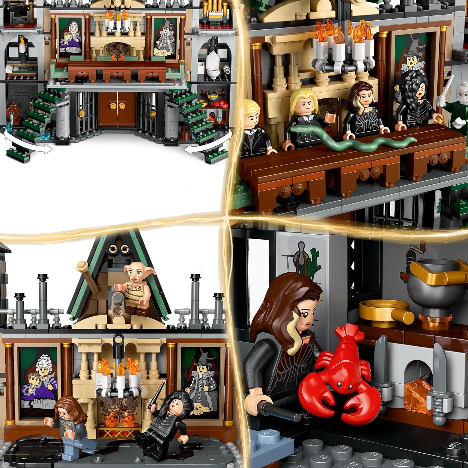 Конструктор LEGO Harry Potter Поместье Малфоев 1601 дет. - фото 5
