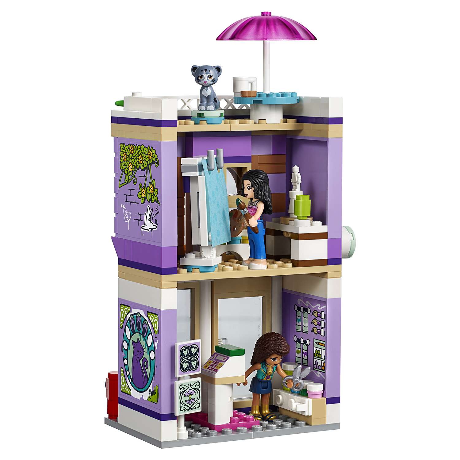 Конструктор LEGO Friends Художественная студия Эммы блочный - фото 15