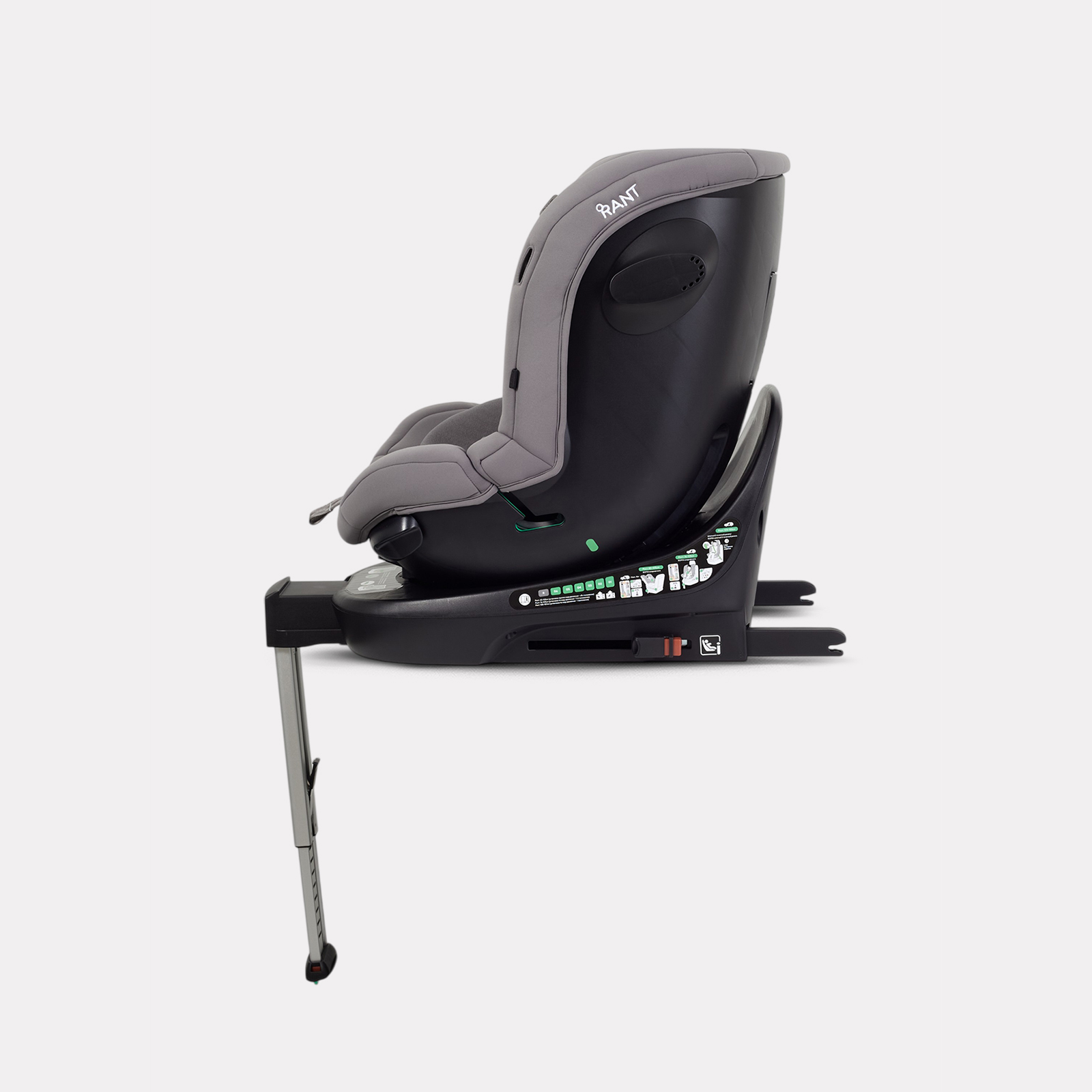 Автокресло Rant Страда Isofix 0+/1/2/3 (0-36 кг) серый - фото 9