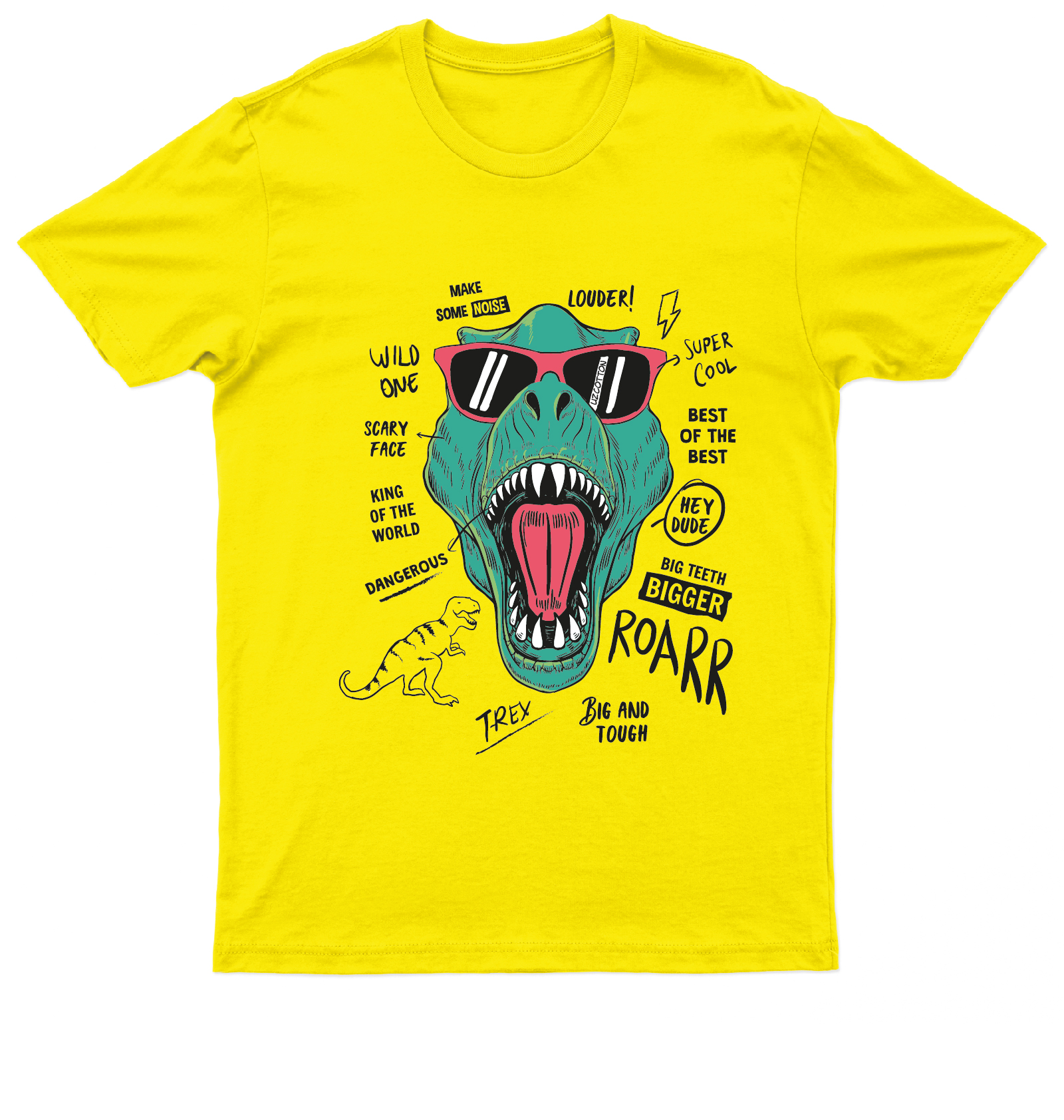 Футболка UZCOTTON Print-F-K-Basic/Teen8-Желтый - фото 2