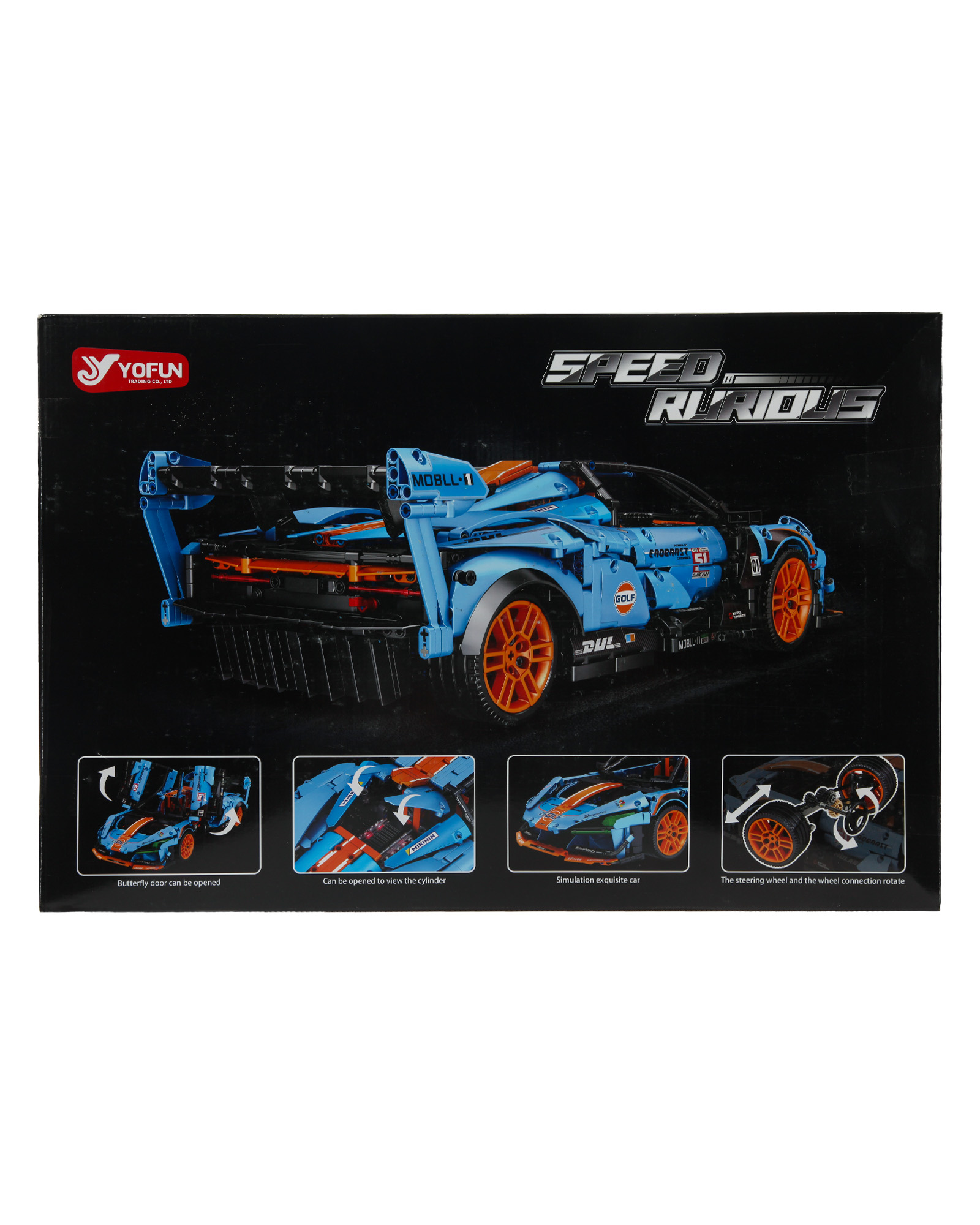 Конструктор McLaren Senna GTR 2067 дет. - фото 10